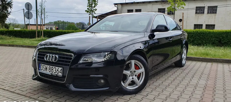 Audi A4 cena 28000 przebieg: 259368, rok produkcji 2008 z Ziębice